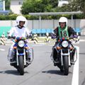 掛川自動車学校：普通二輪の教習風景