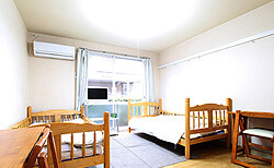 共立自動車学校・日野の自炊プラン宿泊施設内の写真｜合宿免許スクール