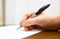 送り主は入校者本人の名前にする